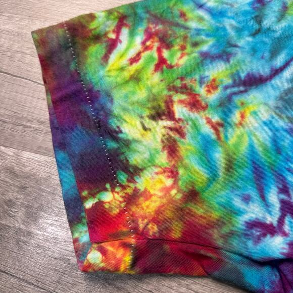 Vintage 80s Tie Dye Single Stitch T-Shirt Fruit of the Loom USA Made XX-Large - Picture 3 of 10